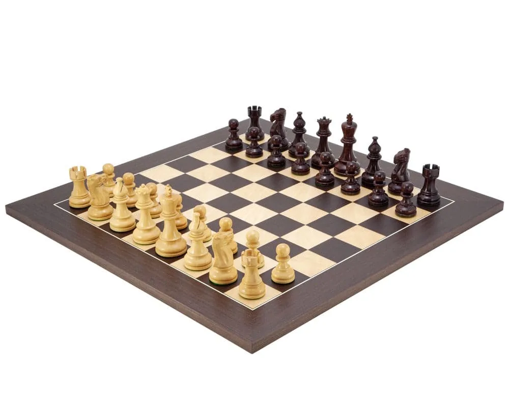 Atlantic Palissander Schaakset van Regency Chess – doos