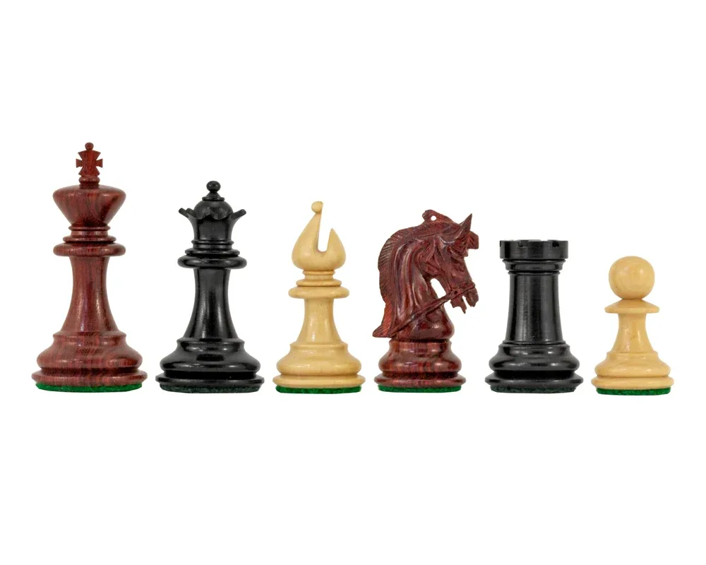 Corinthian Tres Corone Luxe Schaakstukken - 6,4 cm van Regency Chess – doos
