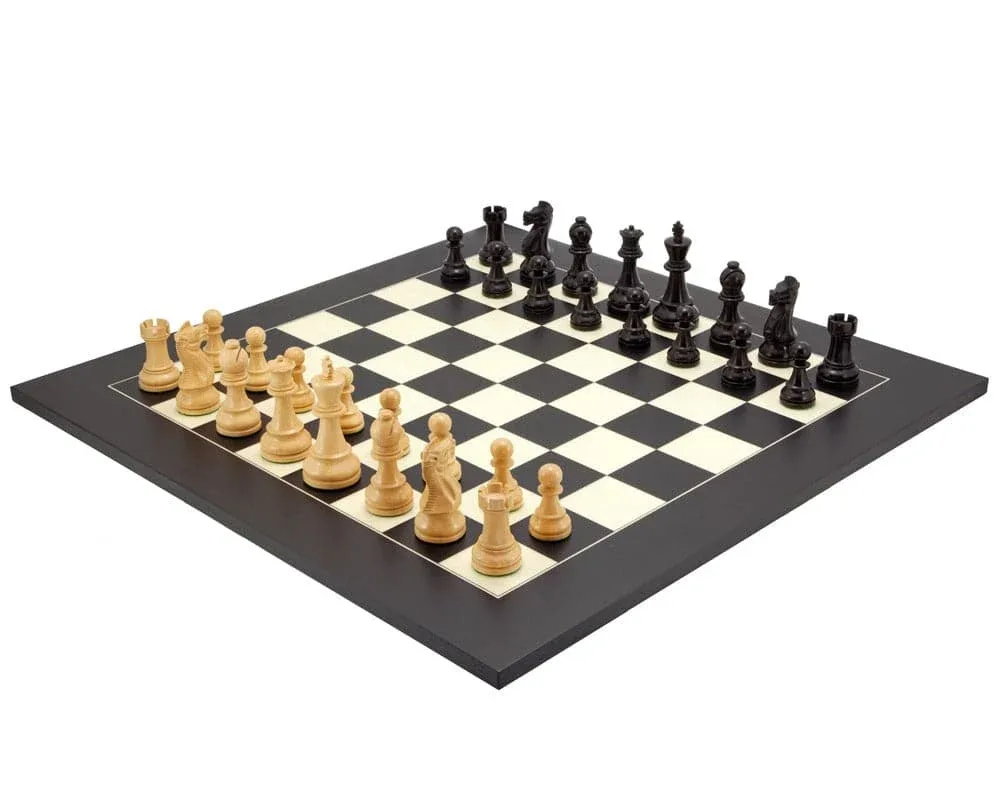Frankfurt Grand zwarte schaakset de Regency Chess – boîte