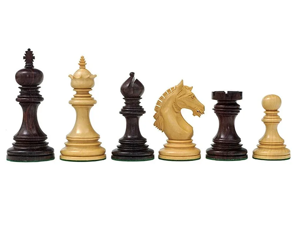Garvi Palissander Schaakstukken - 10,2 cm de Regency Chess – boîte