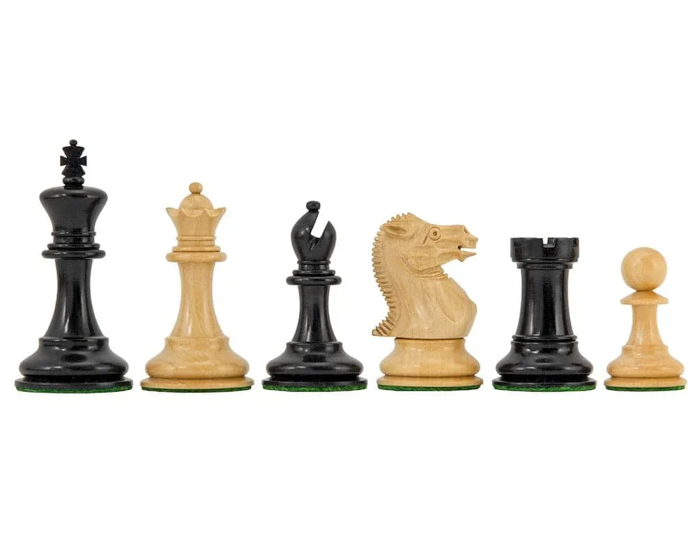 Highgrove Series Ebbenhouten Staunton-schaakstukken - 7,6 cm de Regency Chess – boîte