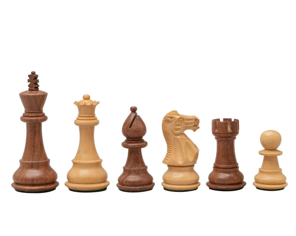 Klassieke Staunton-schaakstukken van Acacia - 8,9 cm de Regency Chess – boîte