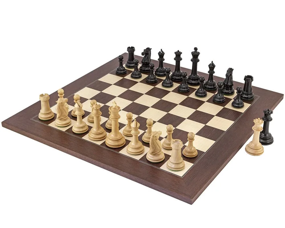 Parthenon Mongoy, Palissander en Ebbenhout Schaakset van Regency Chess – doos