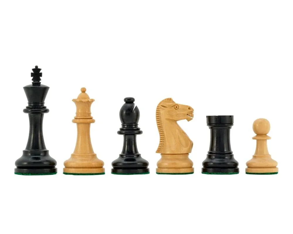 Supreme-serie ebbenhouten Staunton-schaakstukken - 8,9 cm de Regency Chess – boîte