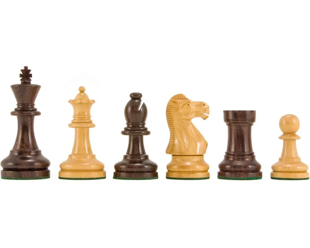 Supreme Serie Palissander Staunton-schaakstukken - 8,9 cm de Regency Chess – boîte