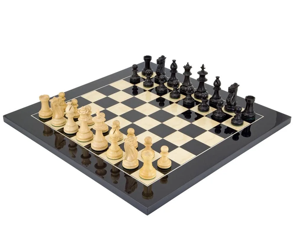 Zwarte Bloem-schaakset de Regency Chess – boîte