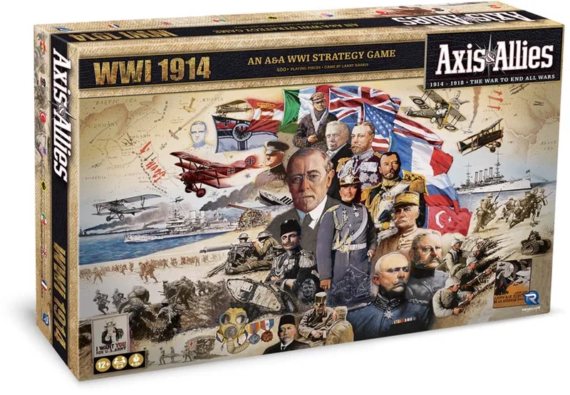 Axis & Allies: 1914 Bordspel - Engelstalig van Renegade Game Studios – doos
