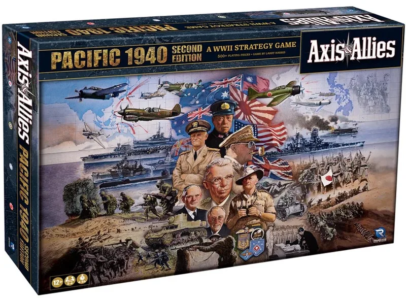 Axis & Allies: 1940 Pacific Second Edition Bordspel - Engelstalig fra Renegade Game Studios – æske
