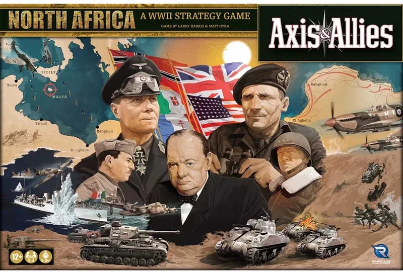 Axis & Allies North Africa Bordspel - Engelstalig von Renegade Game Studios – Schachtel