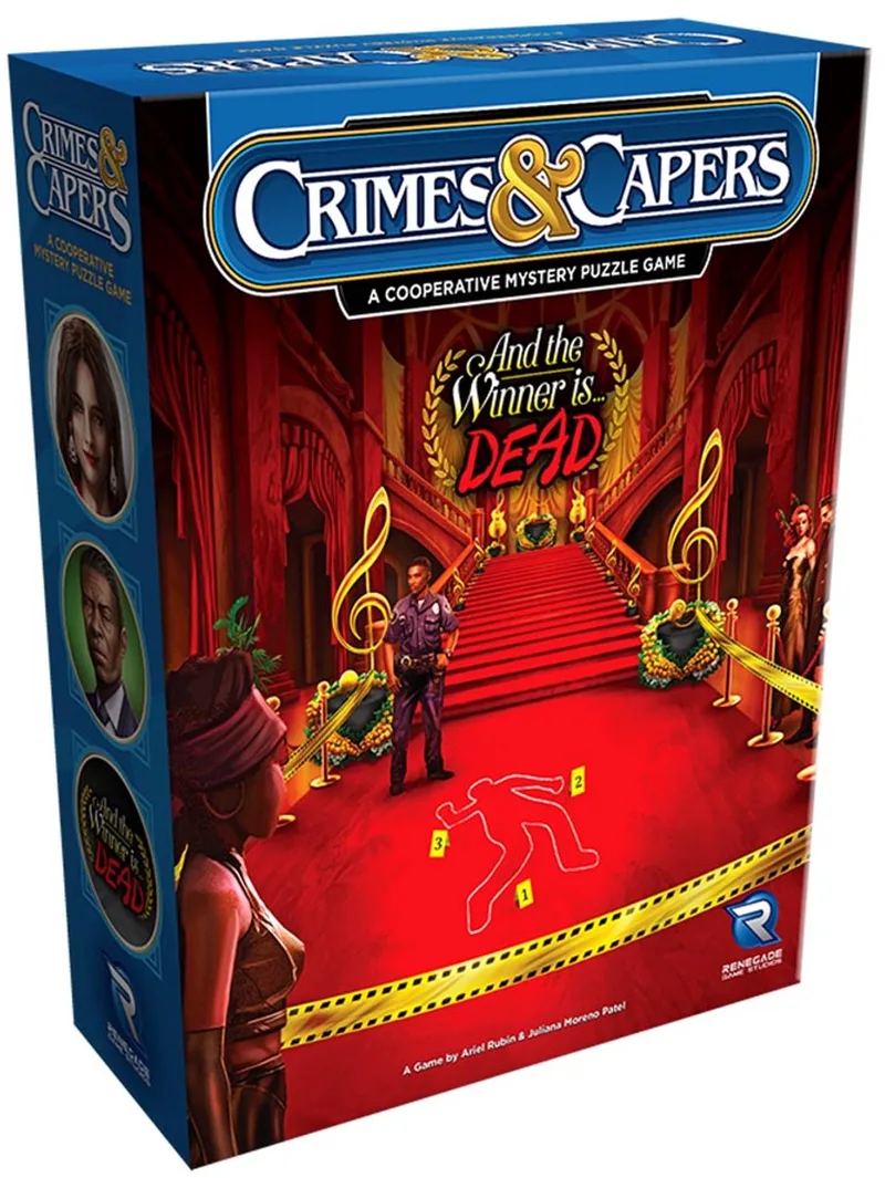 Crimes & Capers: And the Winner is DEAD! - Engelstalige Editie - Renegade Game Studios von Renegade Game Studios – Schachtel