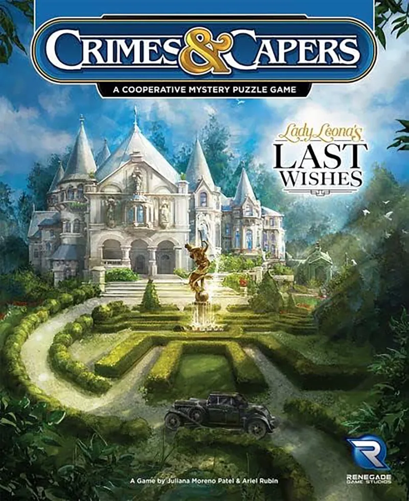 Crimes & Capers: Lady Leona's Last Wishes - Engelstalige Editie - Renegade Game Studios von Renegade Game Studios – Schachtel