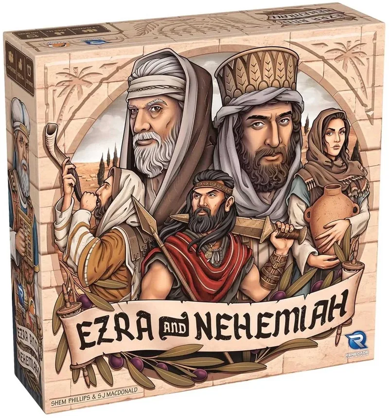 Ezra and Nehemiah - Bordspel - Engeltalig - Renegade Game Studios von Renegade Game Studios – Schachtel