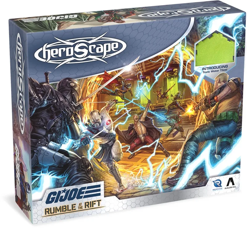 G.I. JOE Heroscape: Rumble at the Rift Battle - Bordspel uitbreiding - Engels van Renegade Game Studios – doos
