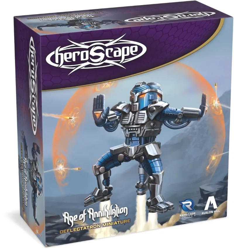 Heroscape: Age of Annihilation - Deflectatron - Painted Miniature - Uitbreiding - Engels van Renegade Game Studios – doos