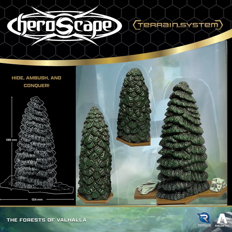 Heroscape: Forests of Valhalla - Terrain Expansion - Bordspel Uitbreiding - Engels from Renegade Game Studios – box