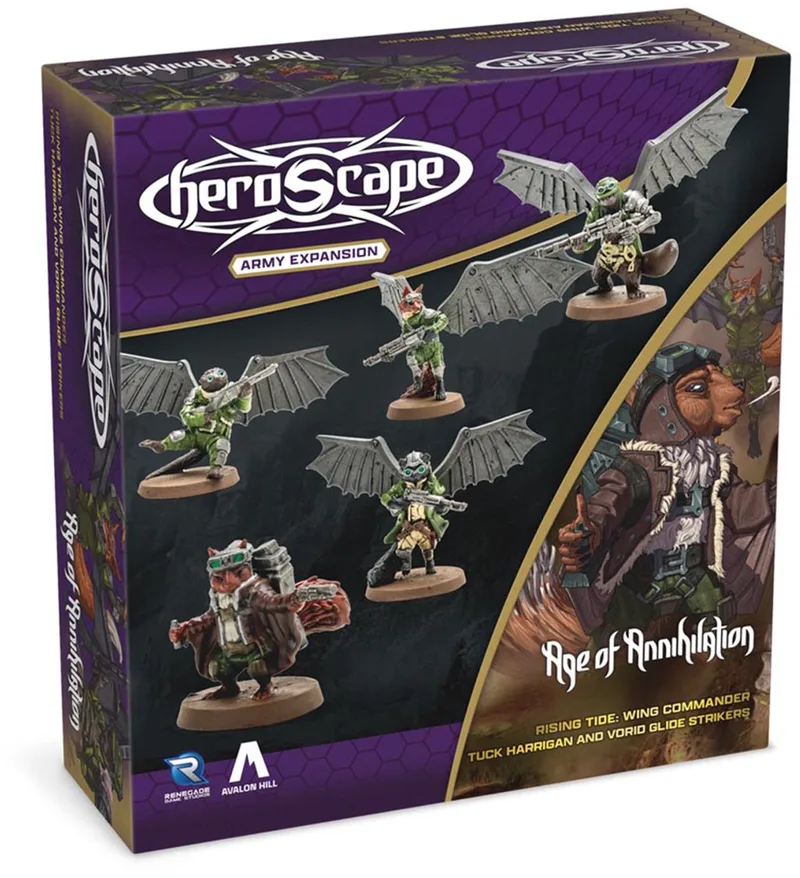 Heroscape RT Tuck Harrigan-Vorid Glidestrikers Exp - Miniatuur - Engelstalig - Renegade Game Studios von Renegade Game Studios – Schachtel