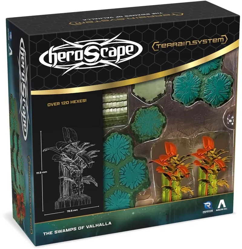 Heroscape: The Swamps of Valhalla - Terrain Expansion - Uitbreiding - Engelstalig - Renegade Game Studios von Renegade Game Studios – Schachtel