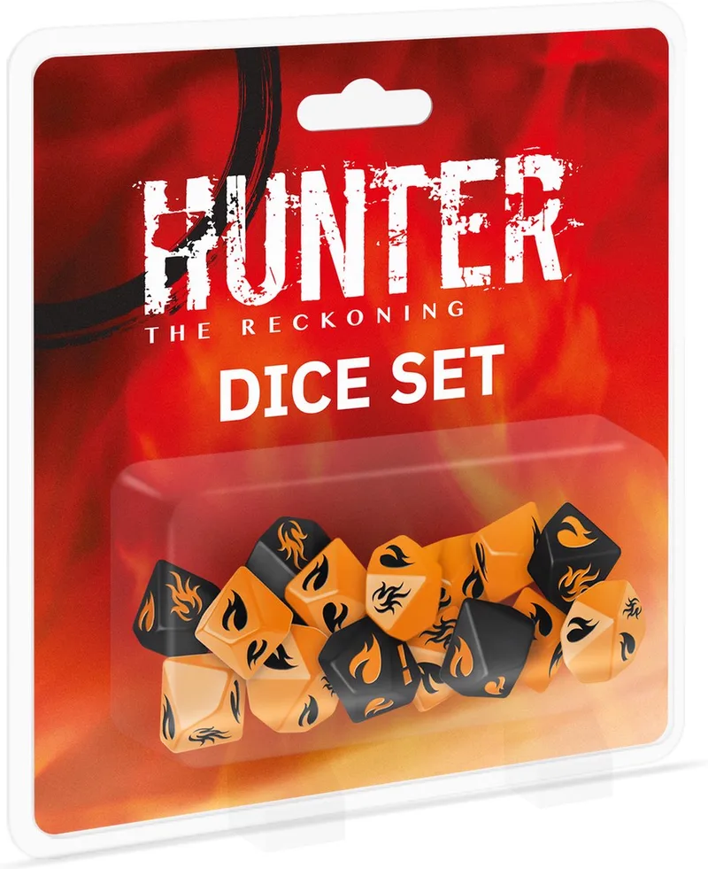 Hunter: The Reckoning 5th Edition Roleplaying Game Dice Set - RPG Dobbelsteen - Renegade Game Studios von Renegade Game Studios, Ausgabe Multicolor – Schachtel