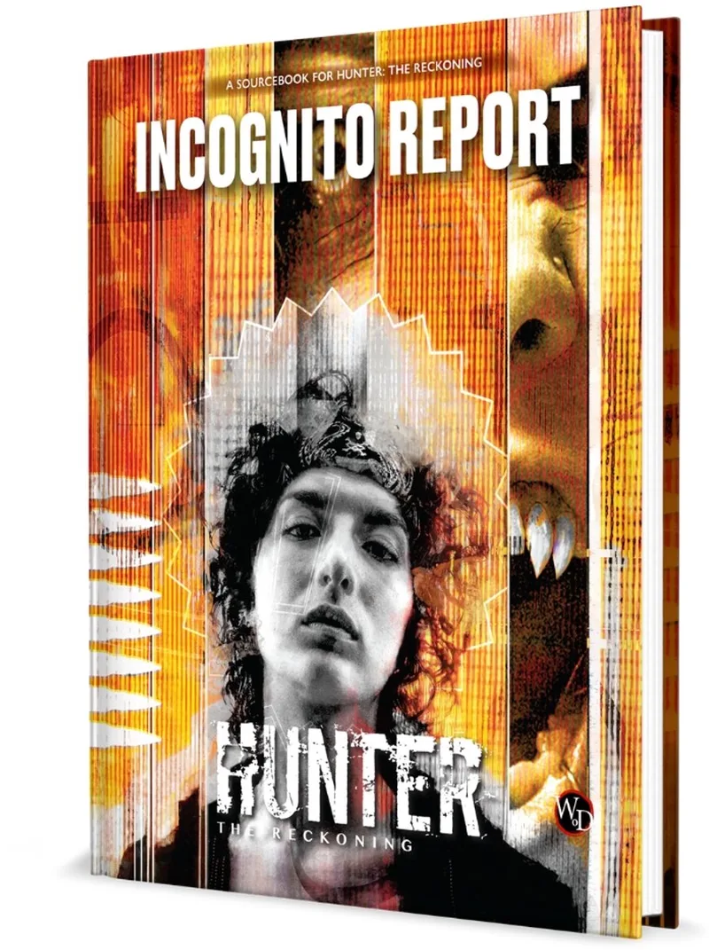 Hunter The Reckoning 5th Edition RPG Incognito Report - Engels von Renegade Game Studios – Schachtel