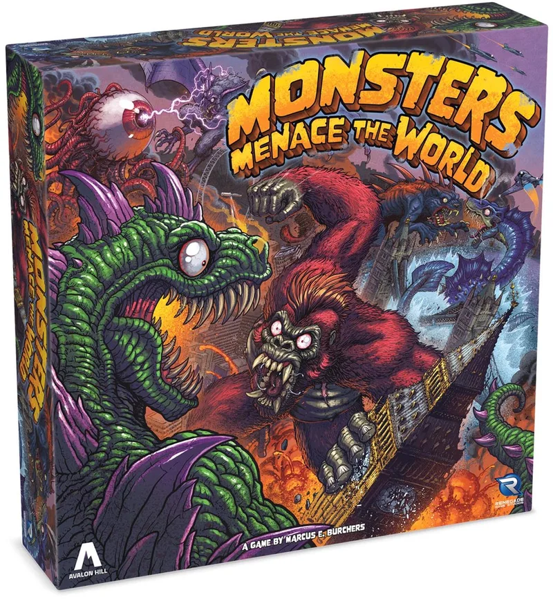 Monsters Menace The World - Bordspel - Engelstalig - Renegade Game Studios von Renegade Game Studios – Schachtel