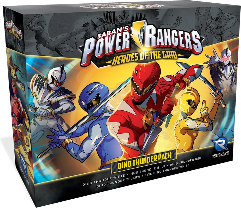 Power Rangers: Heroes of the Grid - Dino Thunder Pack - Uitbreiding - Engelstalig - Renegade Game Studios van Renegade Game Studios – doos