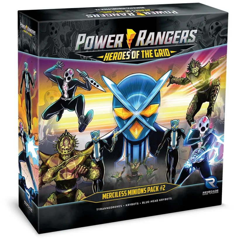 Power Rangers: Heroes of the Grid - Merciless Minions Pack 2 - Bordspel Uitbreiding - Engels von Renegade Game Studios – Schachtel