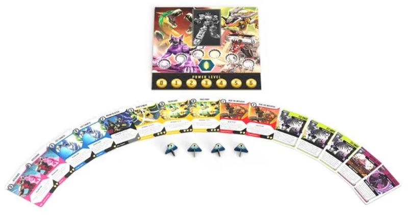Power Rangers Heroes of the Grid: Power Board, Panic Token and Errata Pack - Bordspel uitbreiding - Engels van Renegade Game Studios – doos