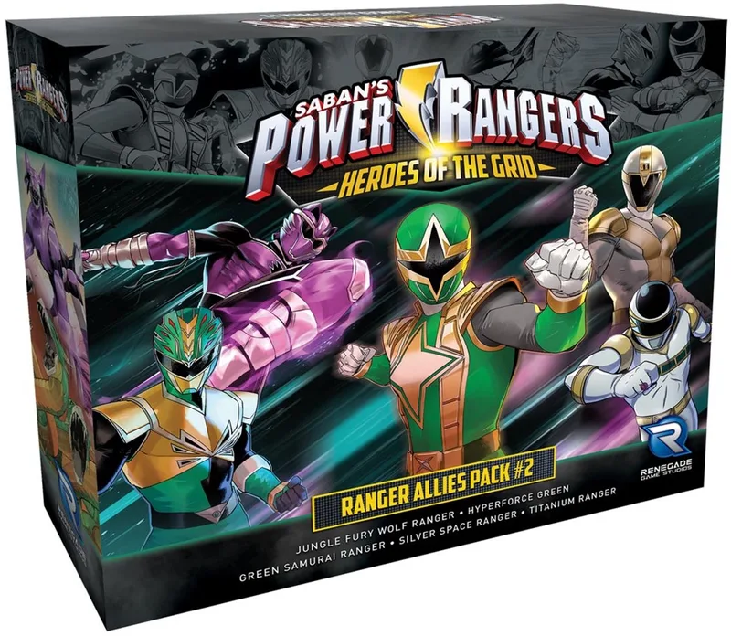 Power Rangers: Heroes of the Grid - Ranger Allies Pack #2 - Uitbreiding - Engelstalig - Renegade Game Studios from Renegade Game Studios – box