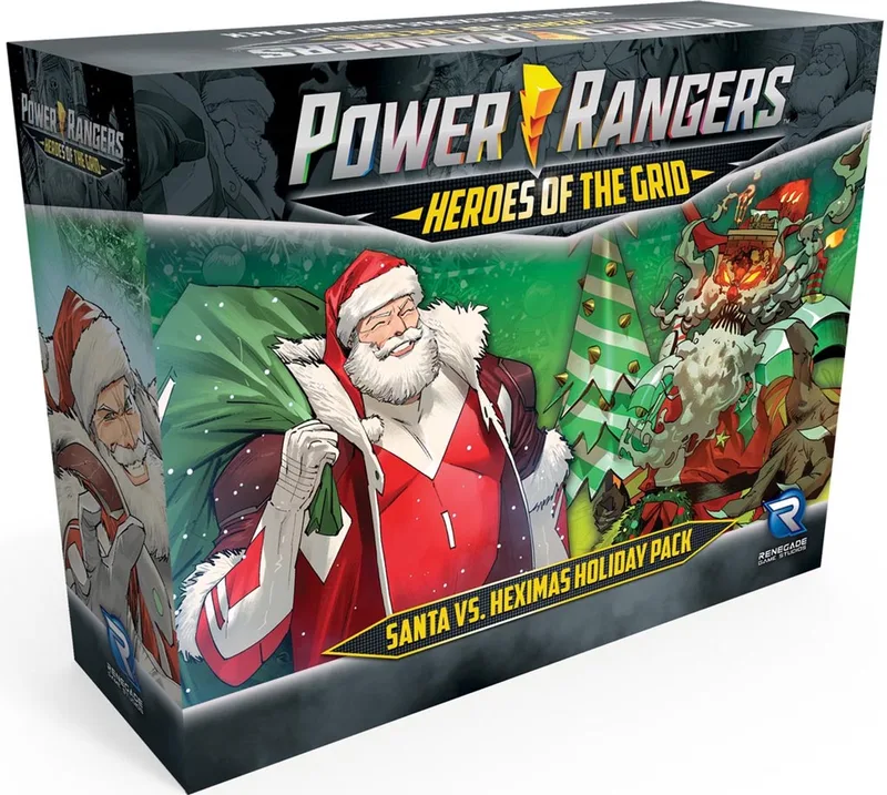 Power Rangers: Heroes of the Grid - Santa vs Heximas Holiday Pack - Bordspel Uitbreiding - Engels van Renegade Game Studios – doos