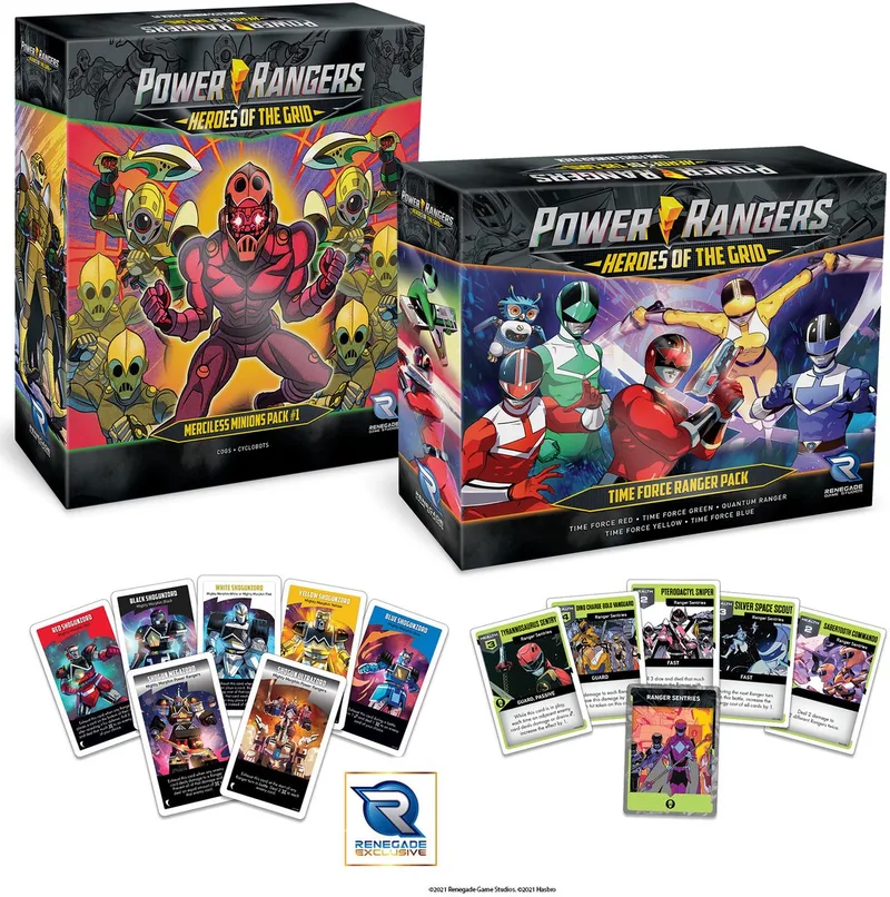 Power Rangers Heroes of the Grid - Time Force Bundel van Renegade Game Studios – doos