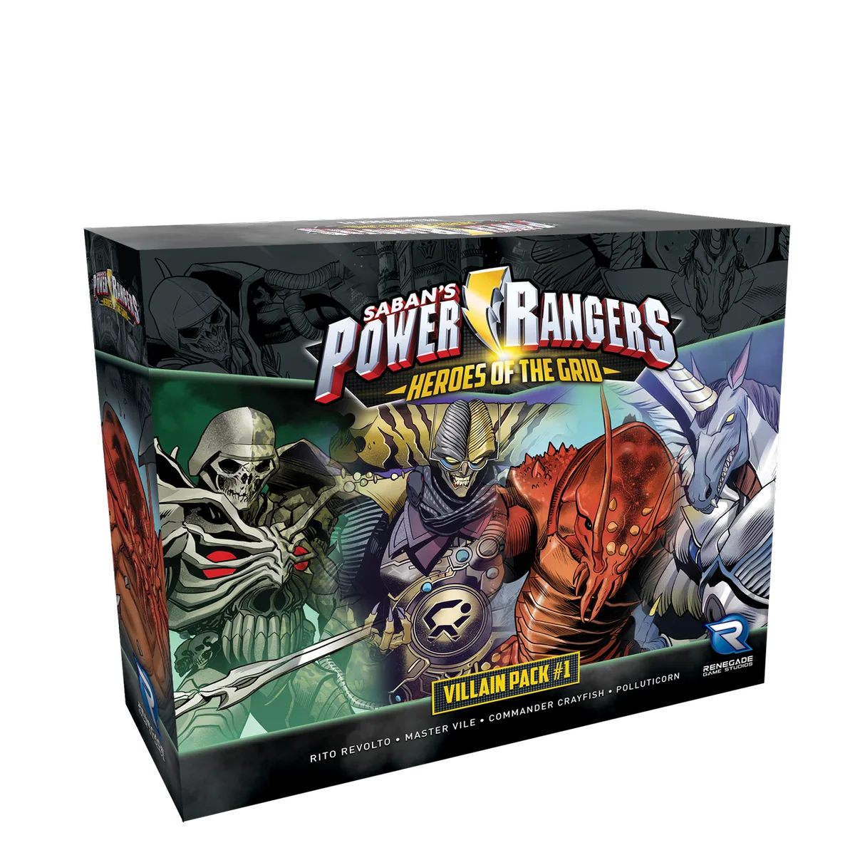 Power Rangers: Heroes of the Grid - Villain Pack #1 van Renegade Game Studios – doos