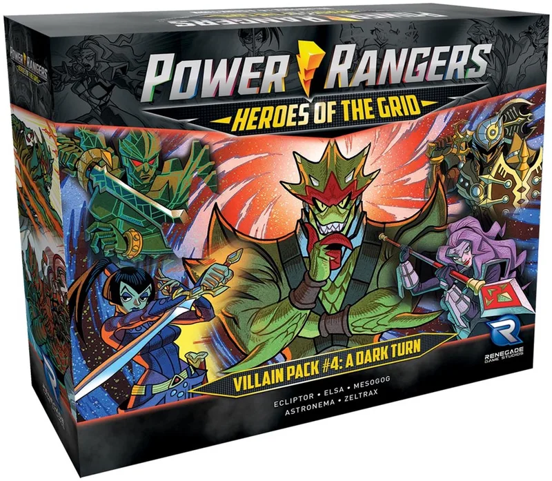 Power Rangers: Heroes of the Grid - Villain Pack #4: A Dark Turn - Uitbreiding - Engelstalig - Renegade Game Studios van Renegade Game Studios – doos