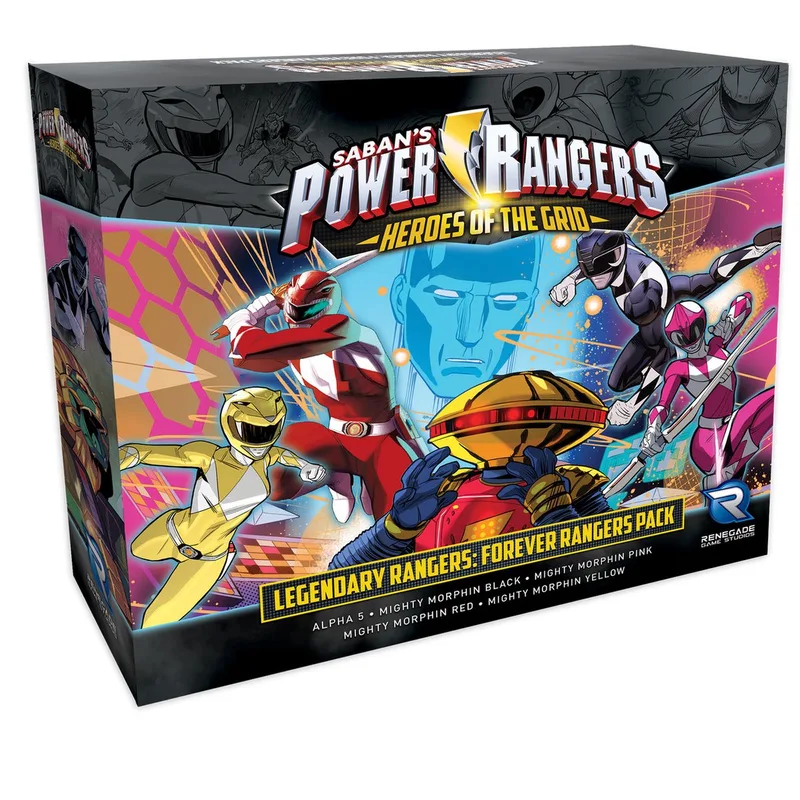 Power Rangers: Heroes of the Grind - Legendary Rangers: Forever Rangers Pack - Uitbreiding - Engelstalig - Renegade Game Studios van Renegade Game Studios – doos