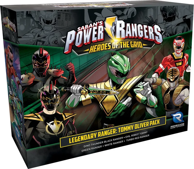 Power Rangers: Heroes of the Grind - Legendary Rangers: Tommy Oliver Pack - Uitbreiding - Engels von Renegade Game Studios – Schachtel