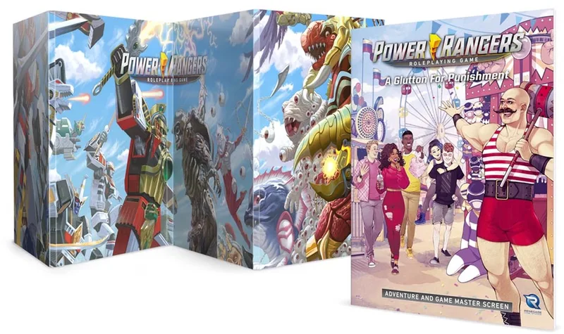 Power Rangers: RPG - Glutton for Punishment Adventure & Game Master Screen - Roleplaying Game - Engelstalig - Renegade Game Studios de Renegade Game Studios – boîte