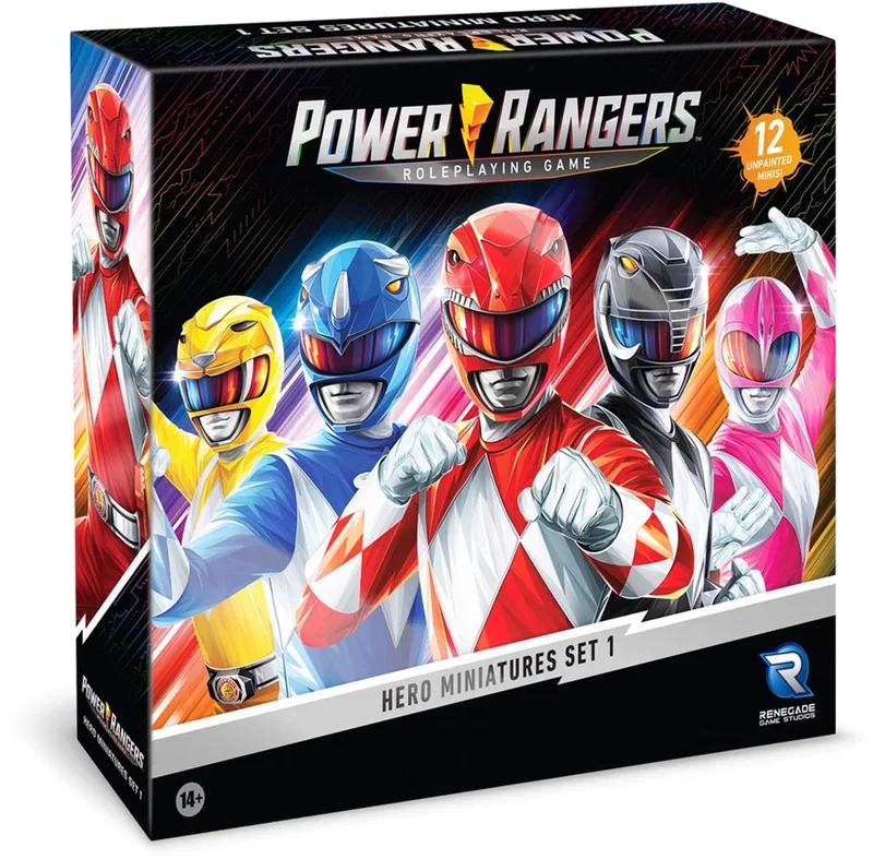 Power Rangers: RPG Hero Miniatures Set 1 - Renegade Game Studios van Renegade Game Studios – doos