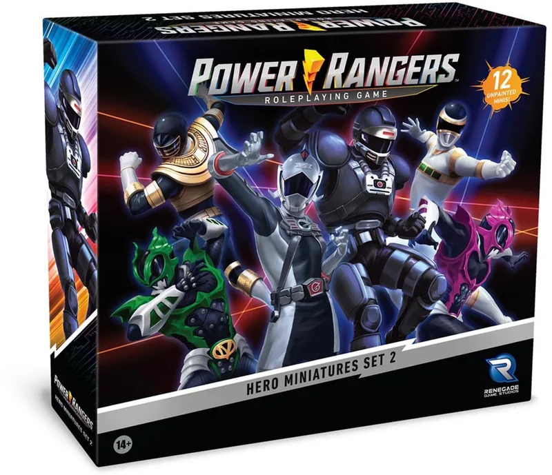 Power Rangers: RPG Hero Miniatures Set 2 - RPG - Miniaturen - Renegade Game Studios von Renegade Game Studios – Schachtel