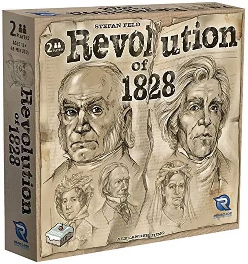 Revolution of 1828 - Bordspel - Strategisch gamen von Renegade Game Studios – Schachtel