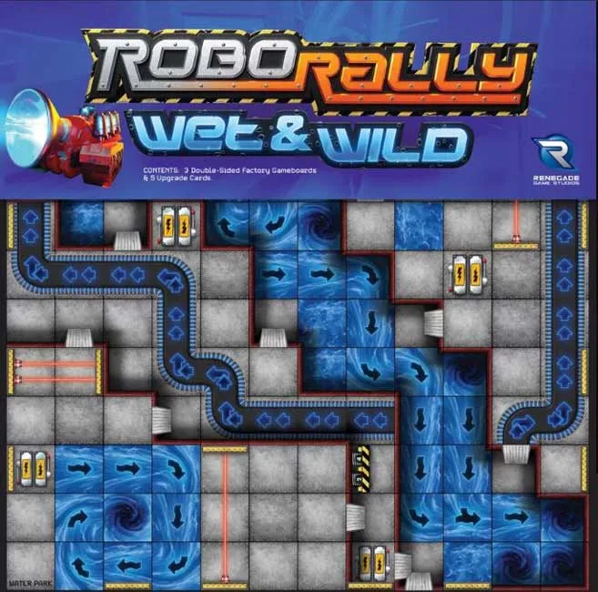 Roborally Wet & Wild expansion de Renegade Game Studios – boîte