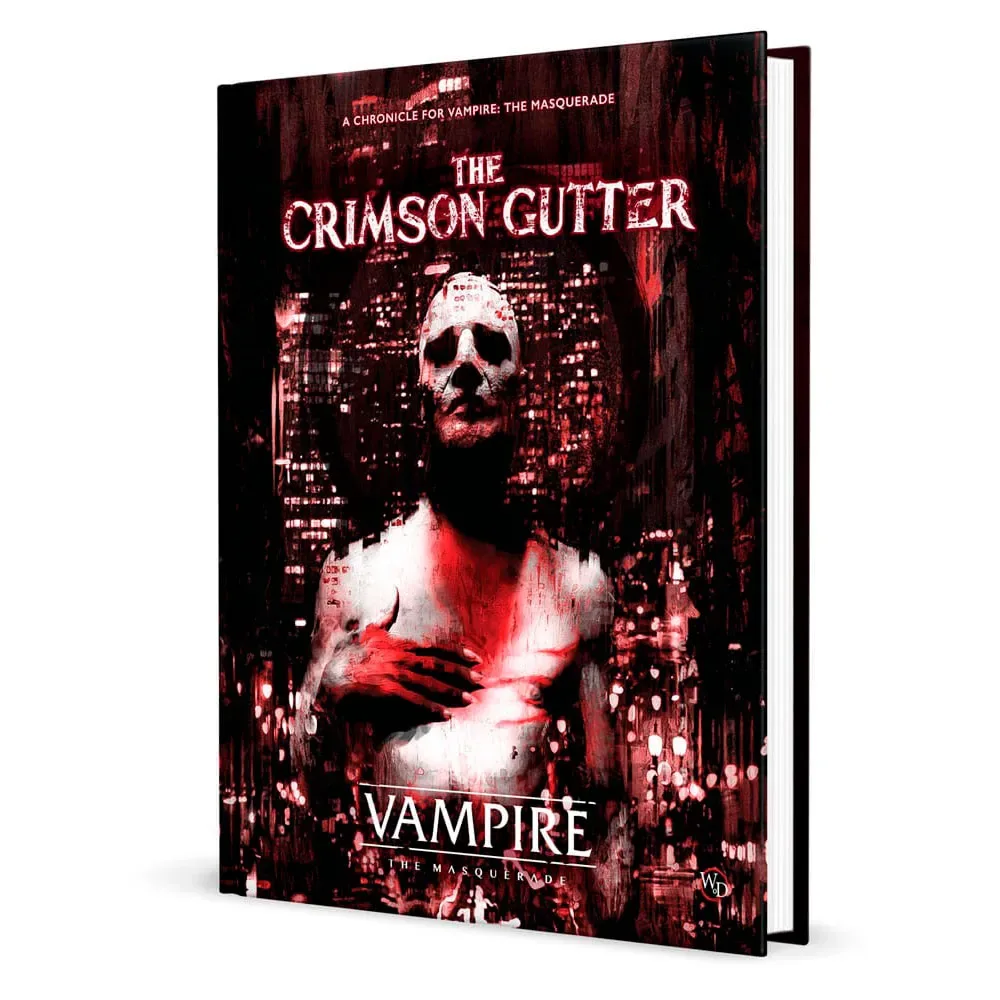 Vampire : La Mascarade 5e Édition Jdr Livre De Chroniques Le Caniveau Cramoisi Anglais de Renegade Game Studios – boîte