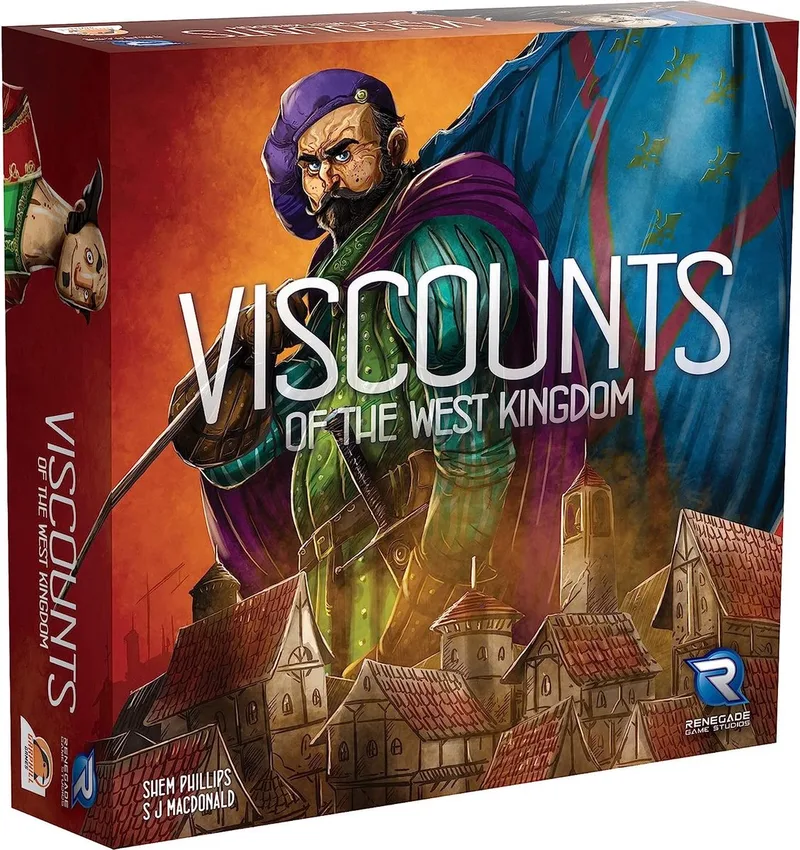 Viscounts of the West Kingdom - Bordspel - Engelstalig - Renegade Game Studios van Renegade Game Studios – doos