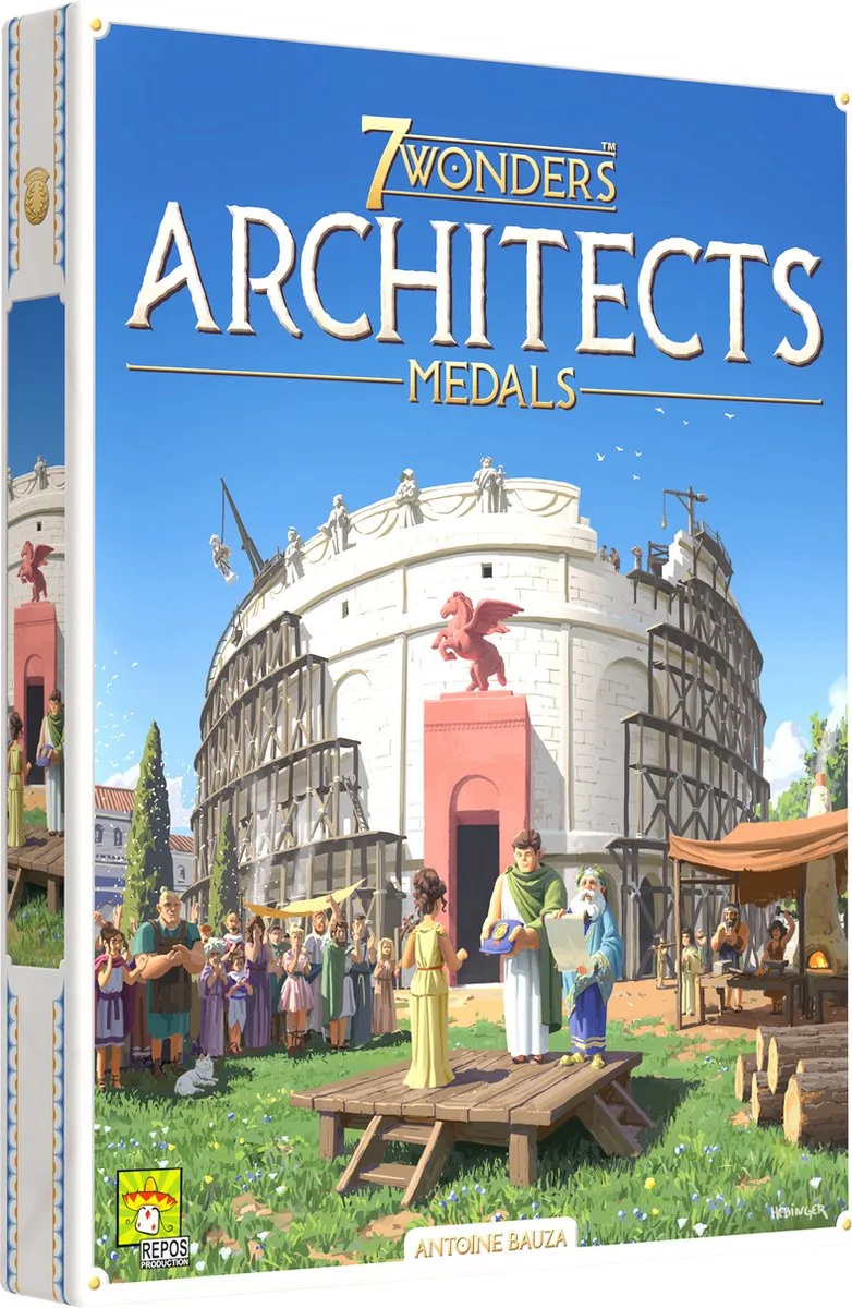7 Wonders Architects Medals - Nederlandstalig Bordspel fra Repos Production – æske