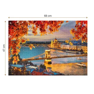 Puzzle Budapest, Hongrie - 1000 pièces from Roovi – box 1 of 2