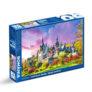Puzzle Château de Peles - Résidence d'Été de la Famille Royale - 1000 pièces fra Roovi – æske 2 af 2