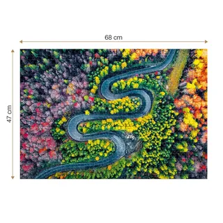Puzzle Col de Cheia - 1000 pièces from Roovi – box 1 of 2