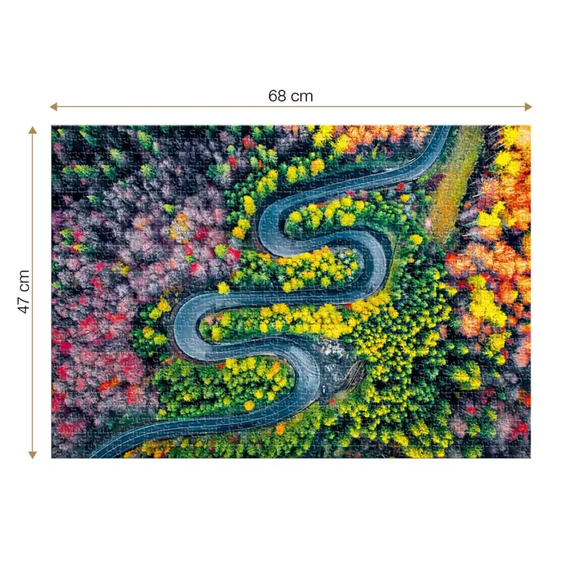 Puzzle Col de Cheia - 1000 pièces from Roovi – box 1 of 2