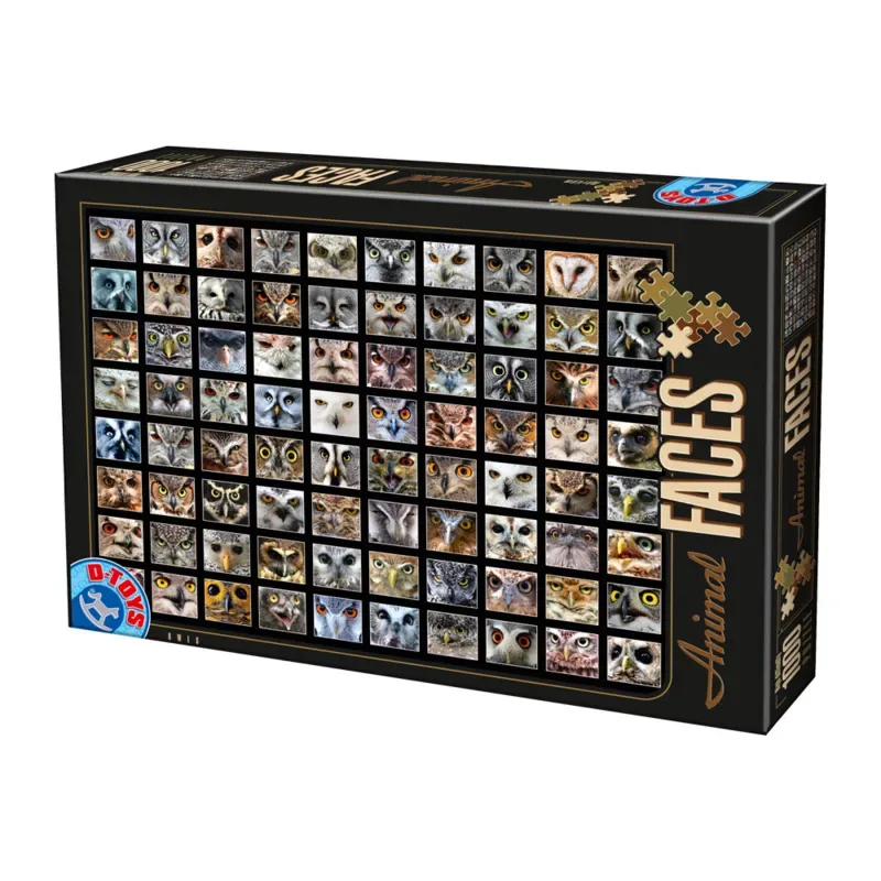 Puzzle Collage - Hiboux - 1000 pièces de Roovi – boîte 2 sur 2