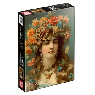 Puzzle Fille avec Couronne de Fleurs - 1000 pièces from Roovi – box 2 of 2