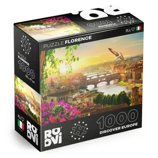 Puzzle Florence, Italie - 1000 pièces de Roovi – boîte 2 sur 2