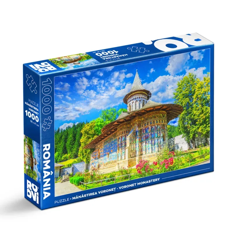 Puzzle Monastère du Voronet - 1000 pièces van Roovi – doos 2 van 2
